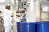  man working in Fruit preparation production plant
